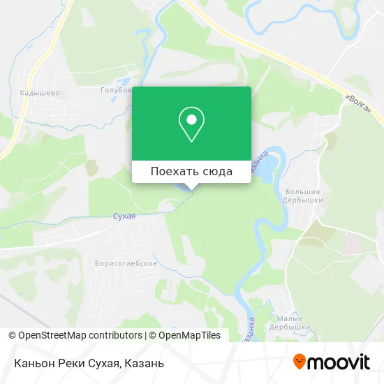 Карта Каньон Реки Сухая