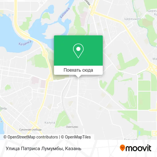 Карта Улица Патриса Лумумбы