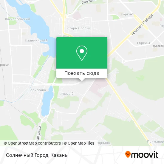 Карта Солнечный Город