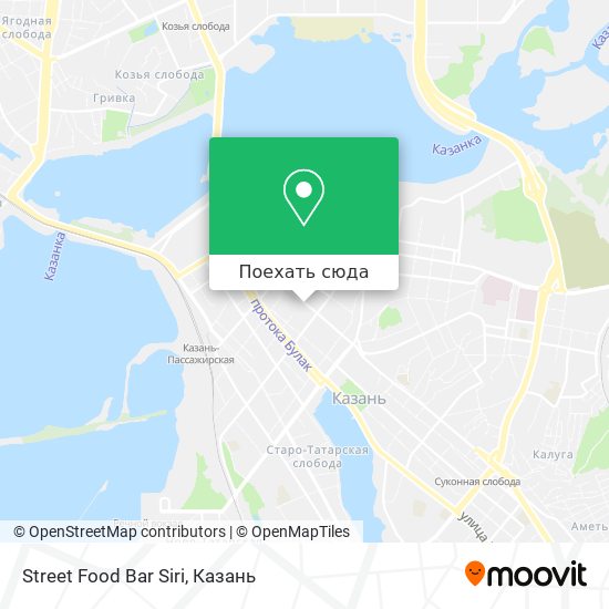 Карта Street Food Bar Siri