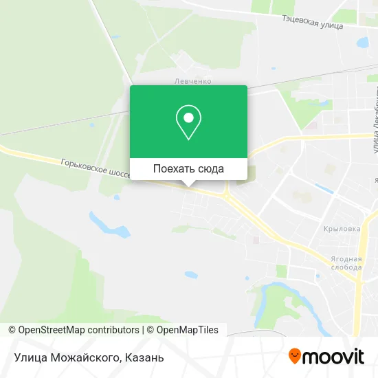 Карта Улица Можайского