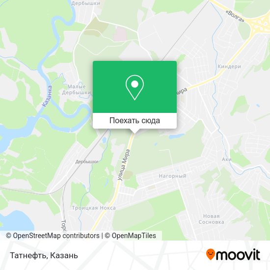 Карта Татнефть