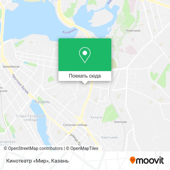 Карта Кинотеатр «Мир»