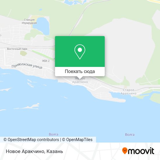 Карта Новое Аракчино
