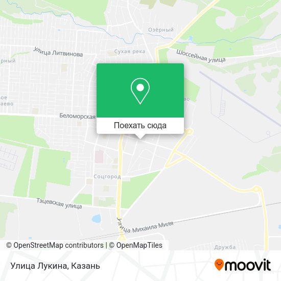 Карта Улица Лукина