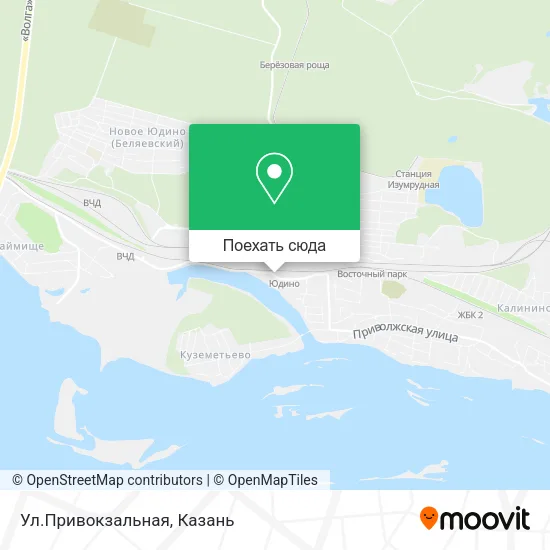 Карта Ул.Привокзальная