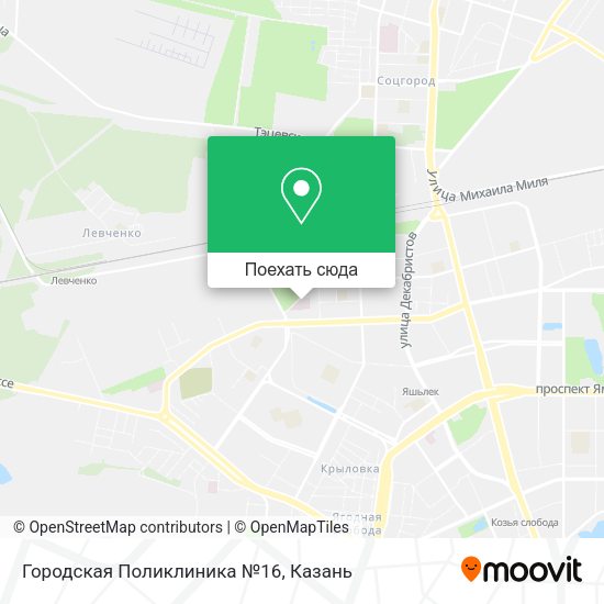 Карта Городская Поликлиника №16