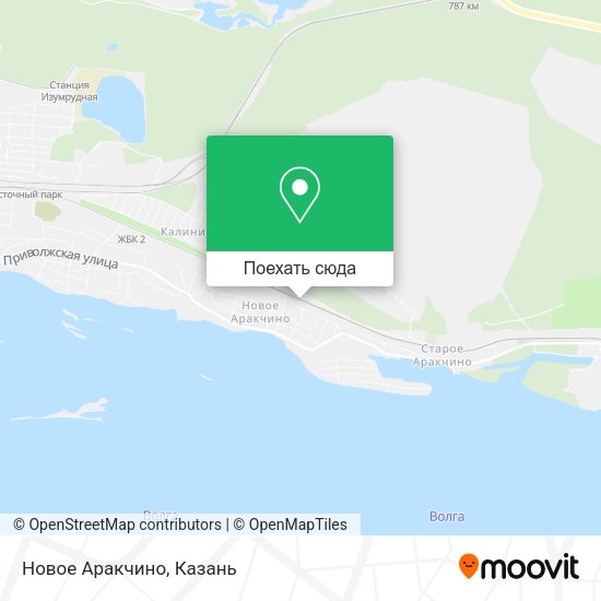 Карта Новое Аракчино