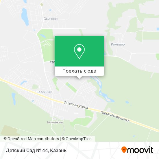 Карта Детский Сад № 44