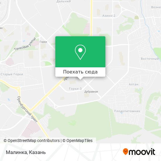 Карта Малинка