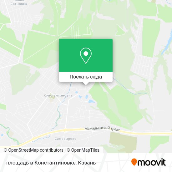 Карта площадь в Константиновке