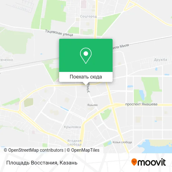 Карта Площадь Восстания