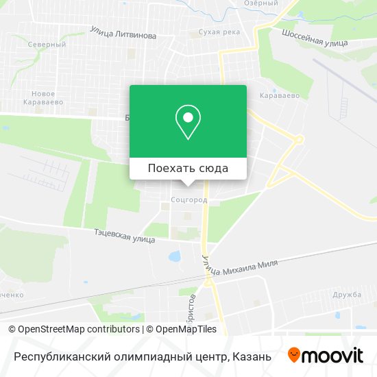 Карта Республиканский олимпиадный центр