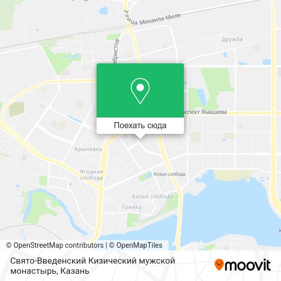 Карта Свято-Введенский Кизический мужской монастырь