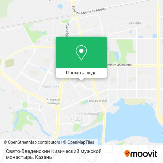 Карта Свято-Введенский Кизический мужской монастырь