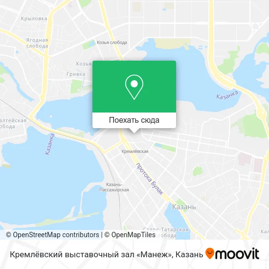 Карта Кремлёвский выставочный зал «Манеж»