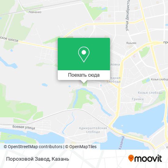 Карта Пороховой Завод
