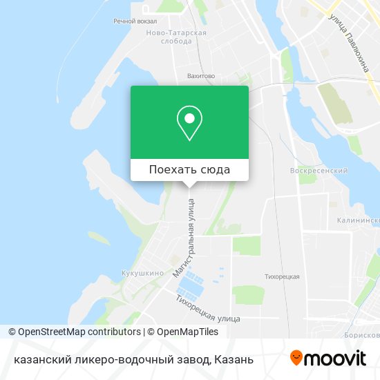 Карта казанский ликеро-водочный завод
