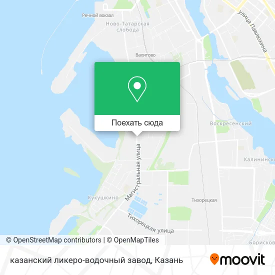 Карта казанский ликеро-водочный завод