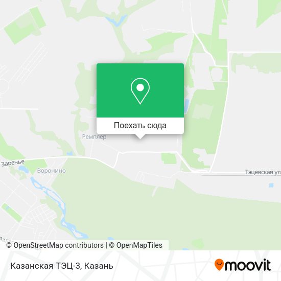 Карта Казанская ТЭЦ-3