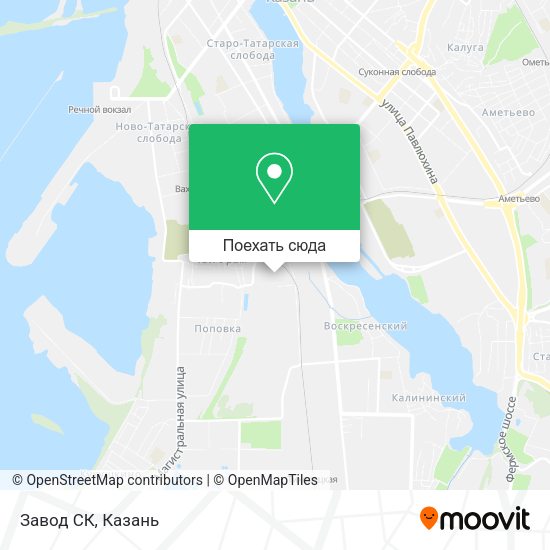 Карта Завод СК