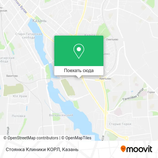 Карта Стоянка Клиники КОРЛ