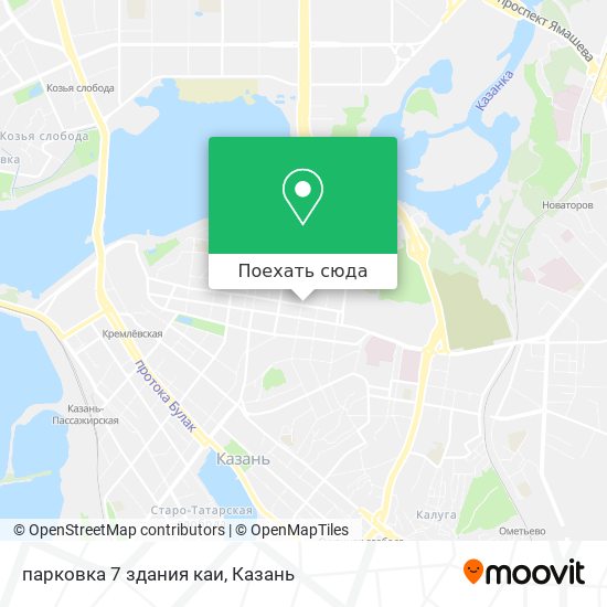 Карта парковка 7 здания каи