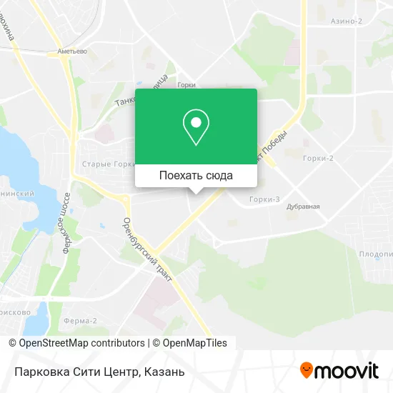 Карта Парковка Сити Центр