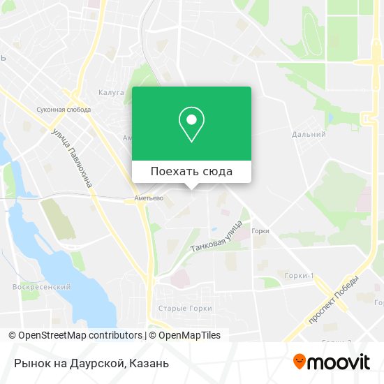 Карта Рынок на Даурской