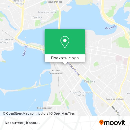 Карта Казантель