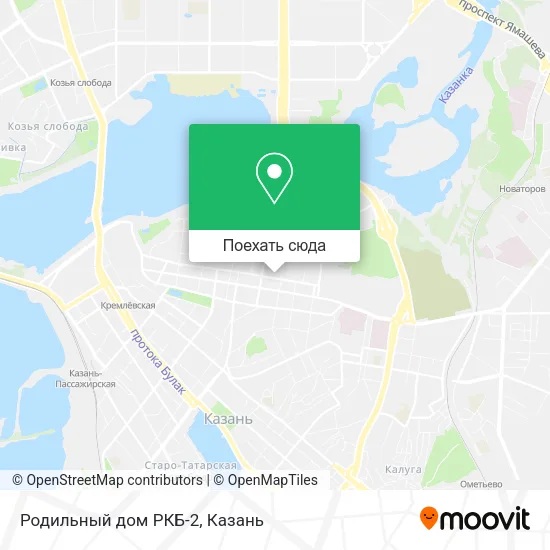 Карта Родильный дом РКБ-2
