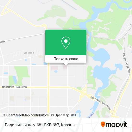Карта Родильный дом №1 ГКБ №7