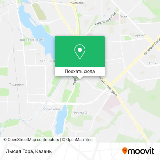 Карта Лысая Гора