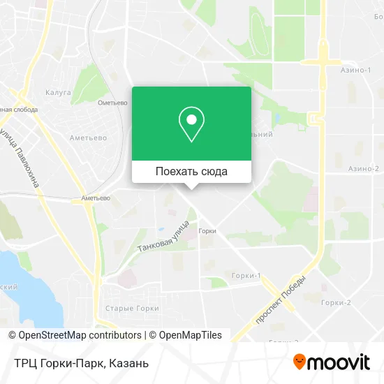 Карта ТРЦ Горки-Парк