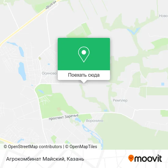 Карта Агрокомбинат Майский
