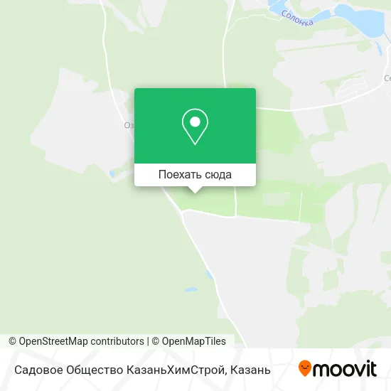 Карта Садовое Общество КазаньХимСтрой