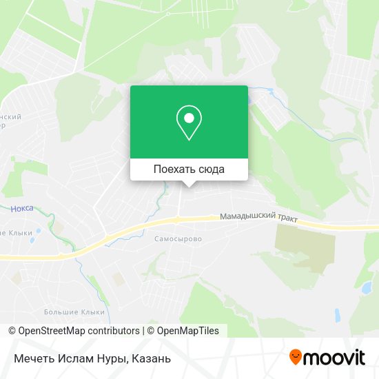 Карта Мечеть  Ислам Нуры
