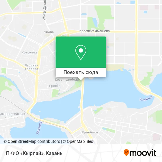 Карта ПКиО «Кырлай»
