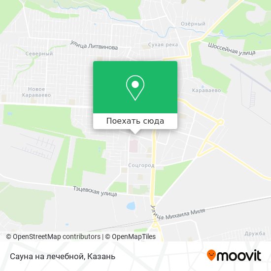 Карта Сауна на лечебной