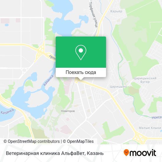 Карта Ветеринарная клиника АльфаВет