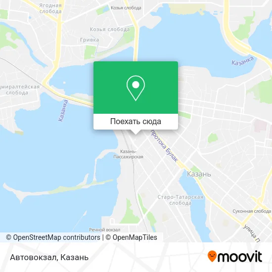 Карта Автовокзал