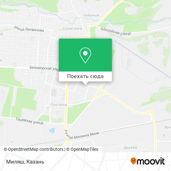 Карта Миляш