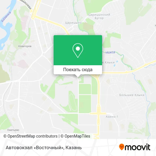 Карта Автовокзал «Восточный»