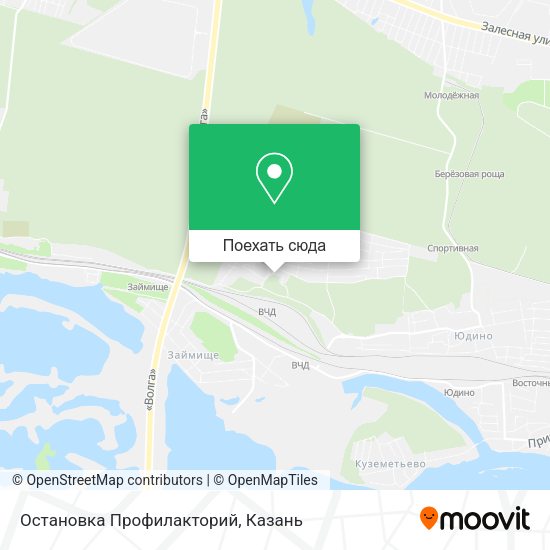 Карта Остановка  Профилакторий