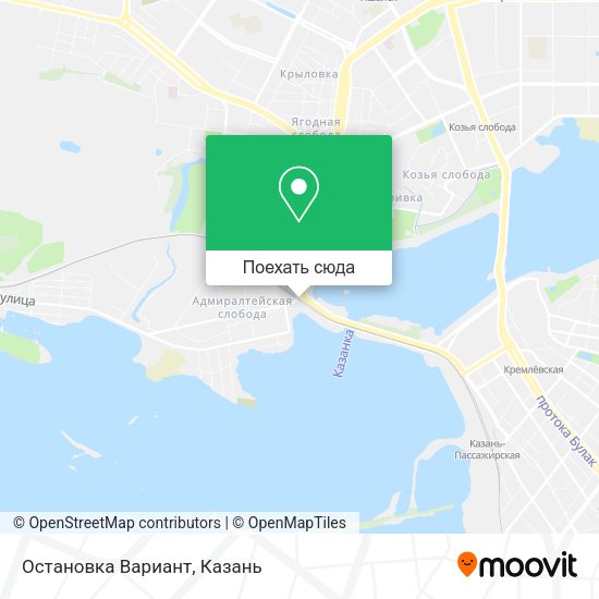 Карта Остановка Вариант