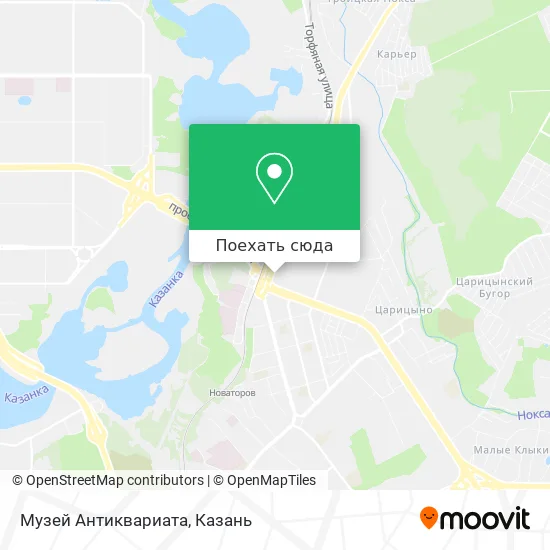 Карта Музей Антиквариата