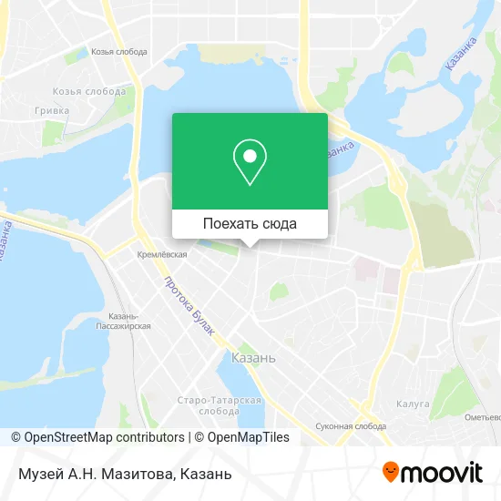Карта Музей А.Н. Мазитова