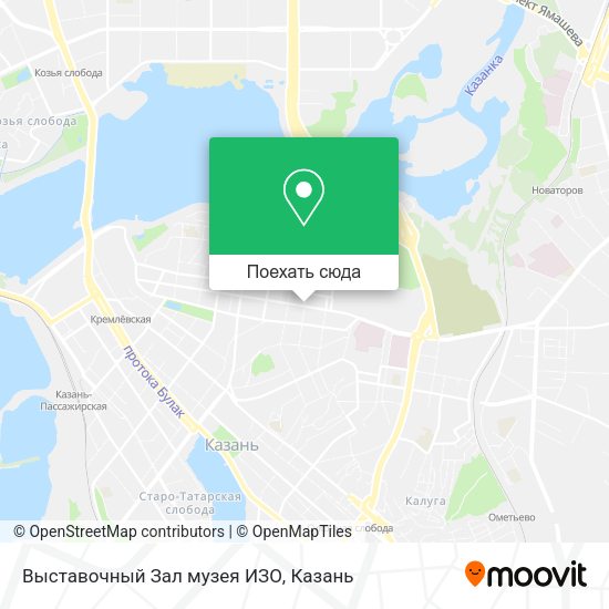 Карта Выставочный Зал музея ИЗО