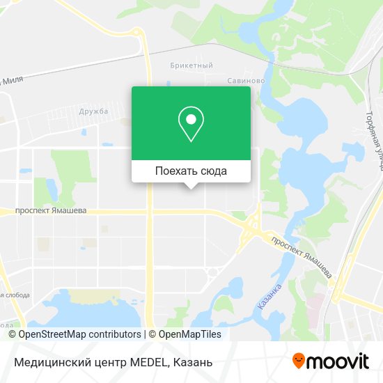 Карта Медицинский центр  MEDEL