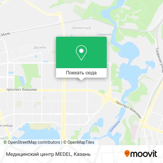Карта Медицинский центр  MEDEL